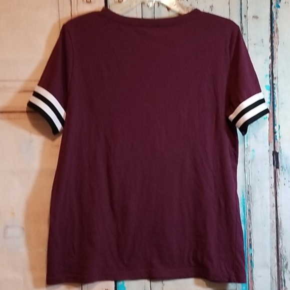 Pink Victoria's Secret Purple Tee Top - Picture 5 of 5